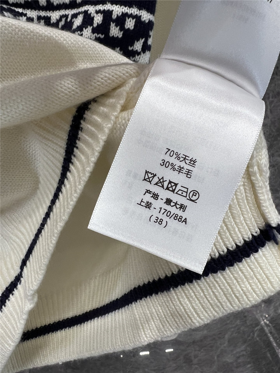 D10r crew neck knitted sweater