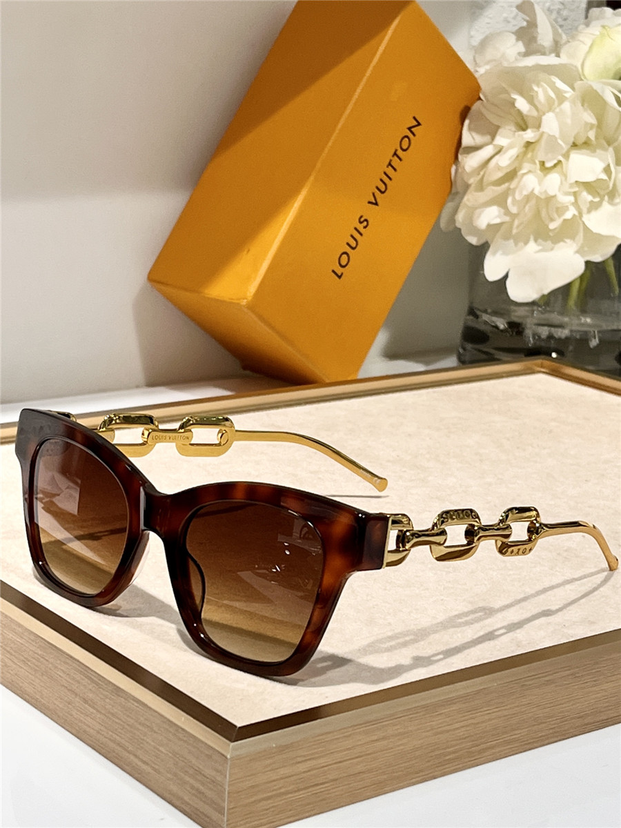 l0vis Vvtt0n lv metal chain sunglasses