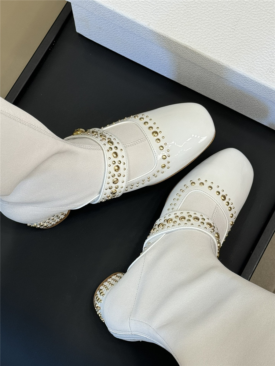 D10r stretch lambskin long boots