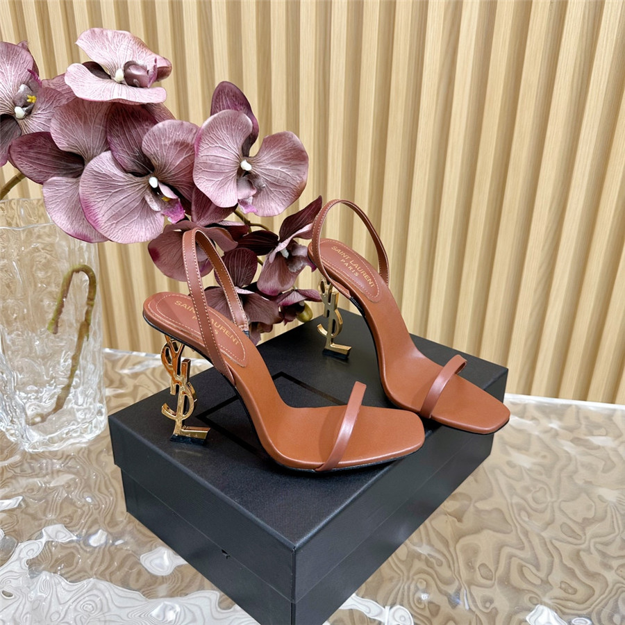 YSL pointed high heel sandals