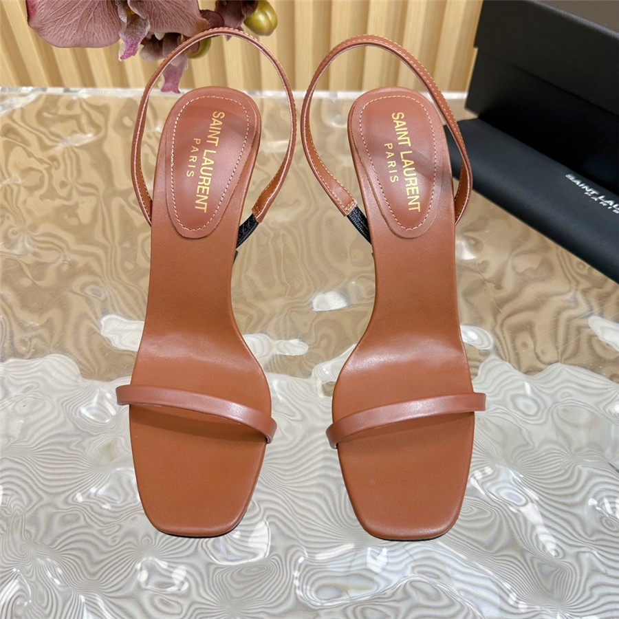 YSL pointed high heel sandals