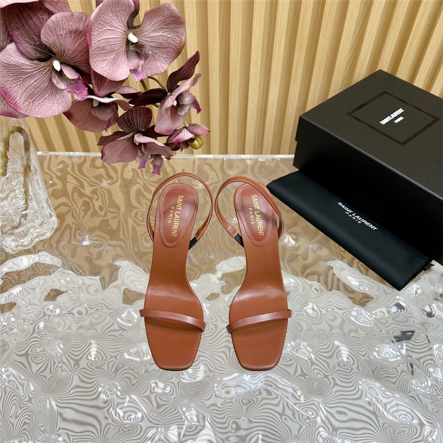 YSL pointed high heel sandals