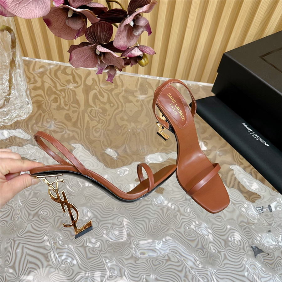 YSL pointed high heel sandals