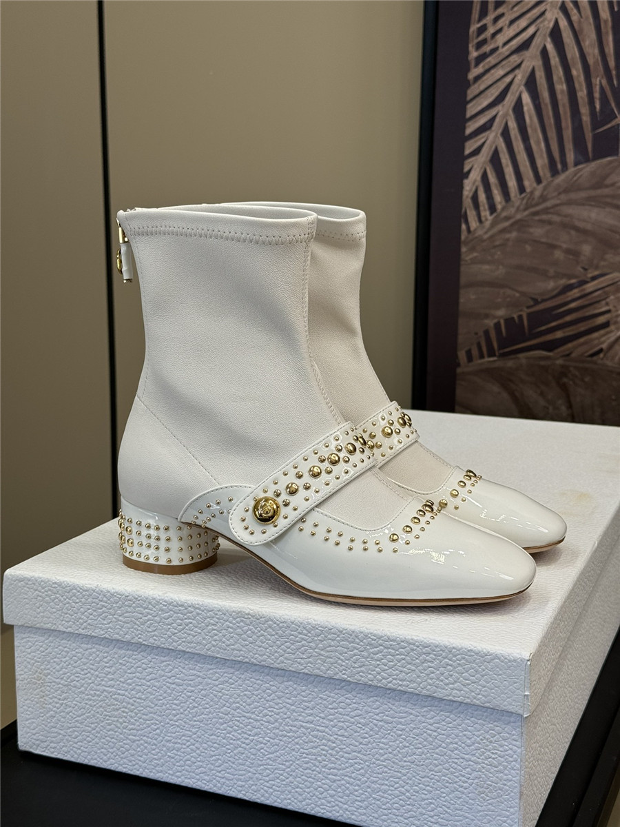 Dior Stretch Lambskin Ankle Boots