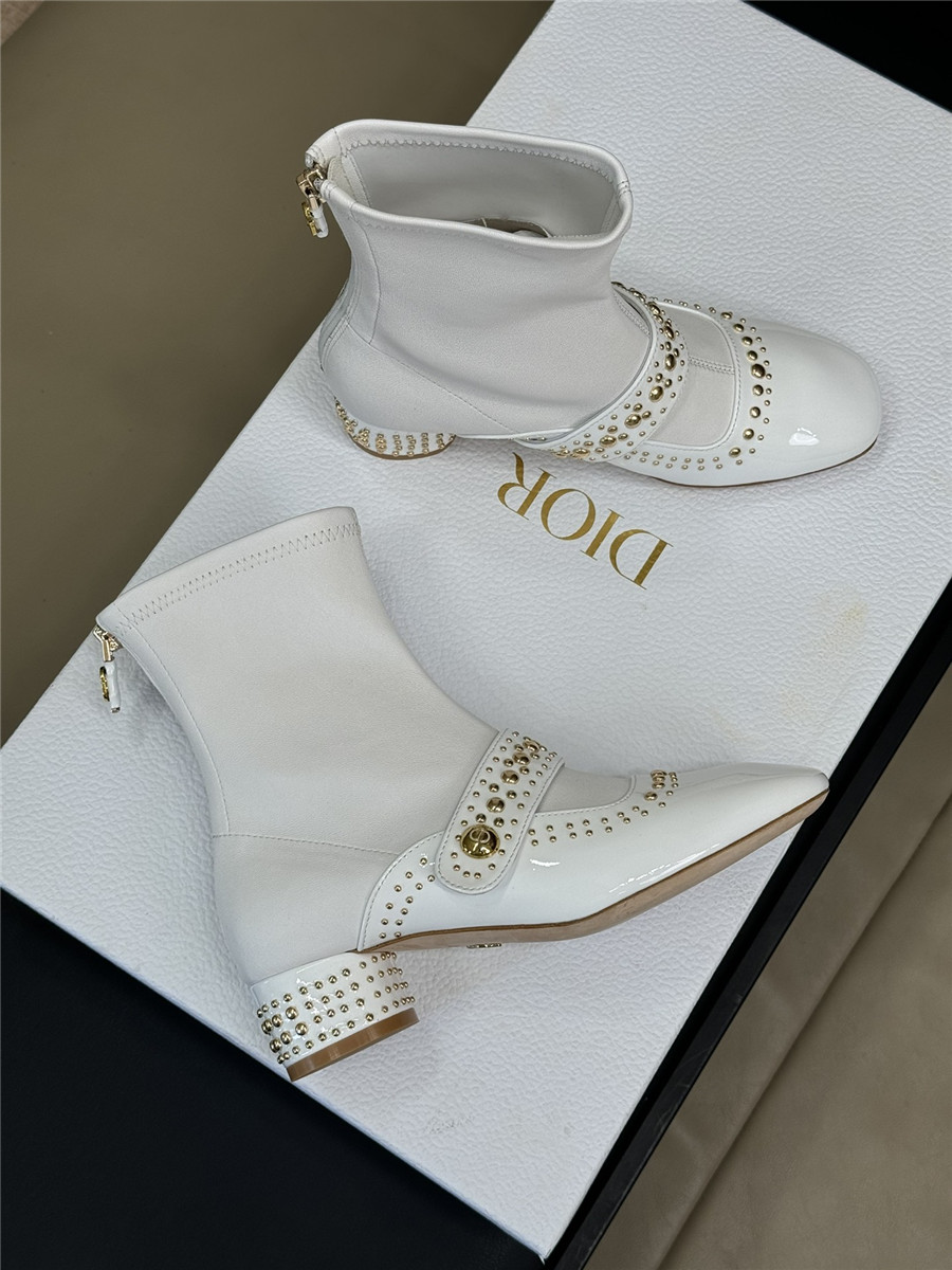 Dior Stretch Lambskin Ankle Boots