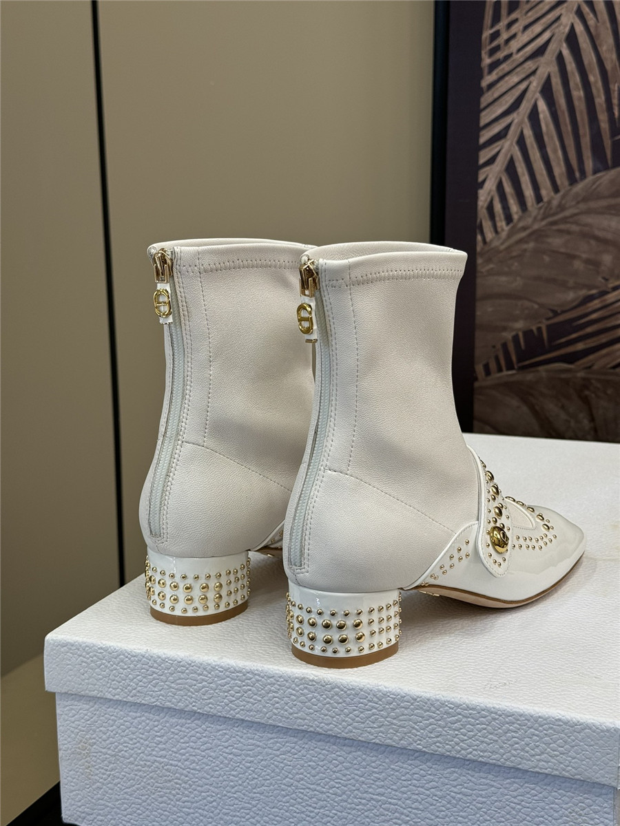 Dior Stretch Lambskin Ankle Boots