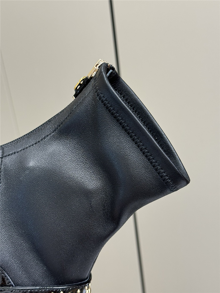Dior Stretch Lambskin Ankle Boots