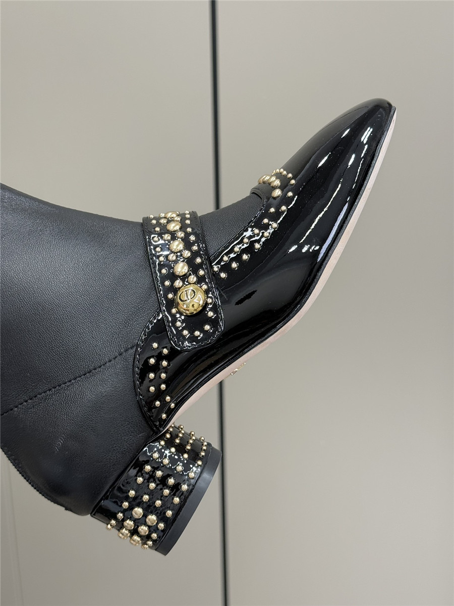 Dior Stretch Lambskin Ankle Boots