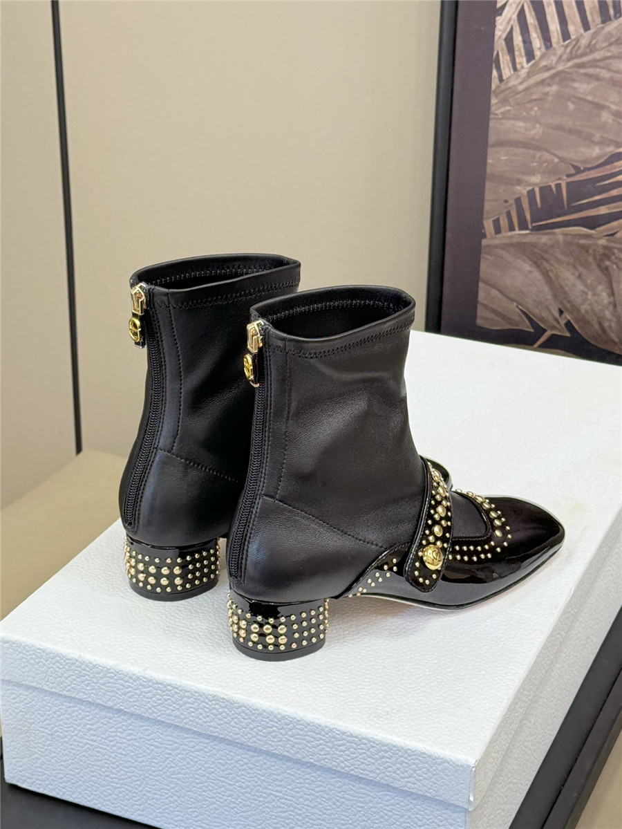 Dior Stretch Lambskin Ankle Boots