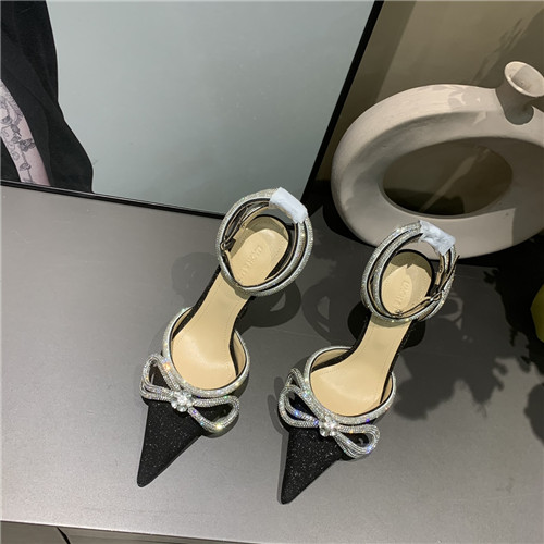 mach and mach bow rhinestone heels