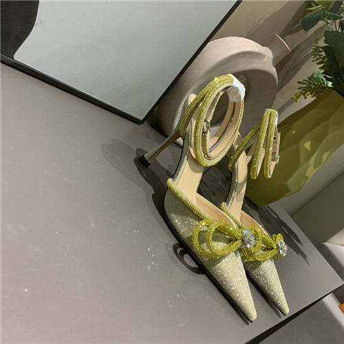 mach and mach bow rhinestone heels