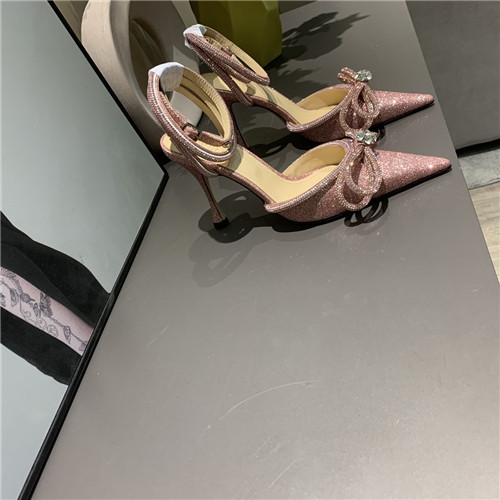 mach and mach bow rhinestone heels