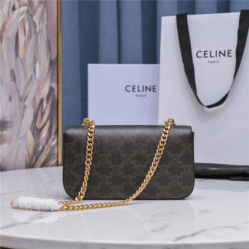 Ce1i*e triomphe shoulder bag with chain