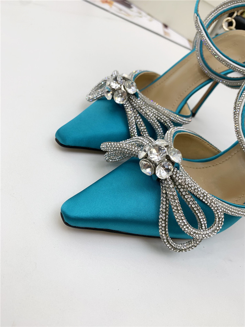 mach & mach bow high heel sandals