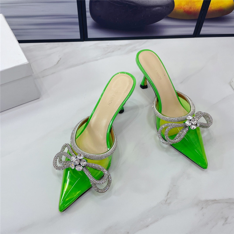 mach & mach double crystal heels