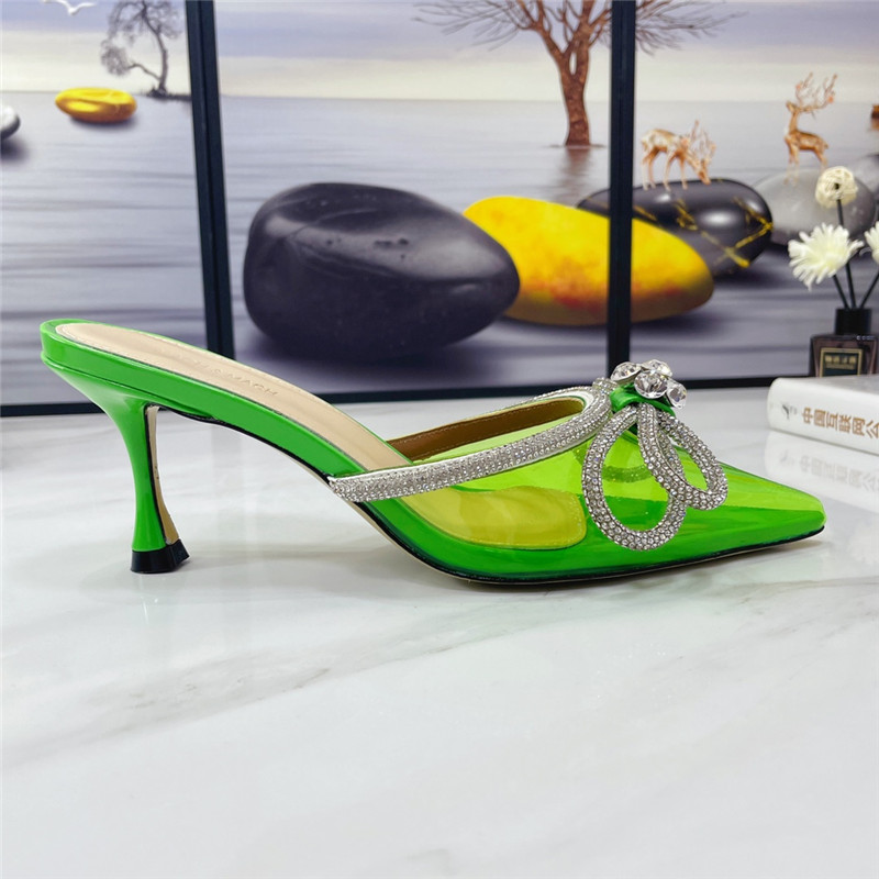 mach & mach double crystal heels