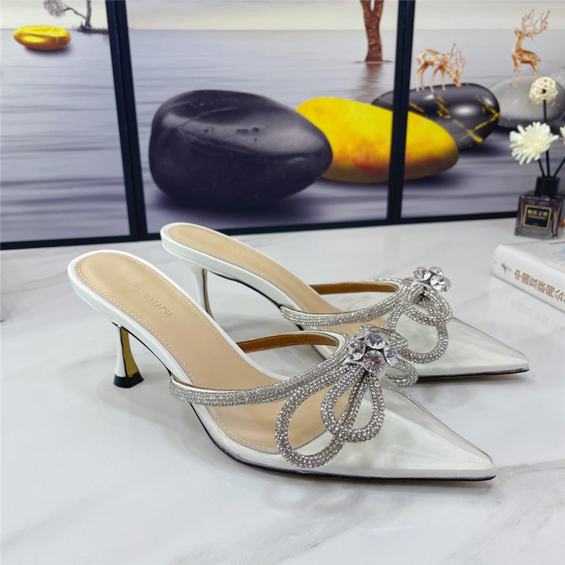 mach & mach double crystal heels