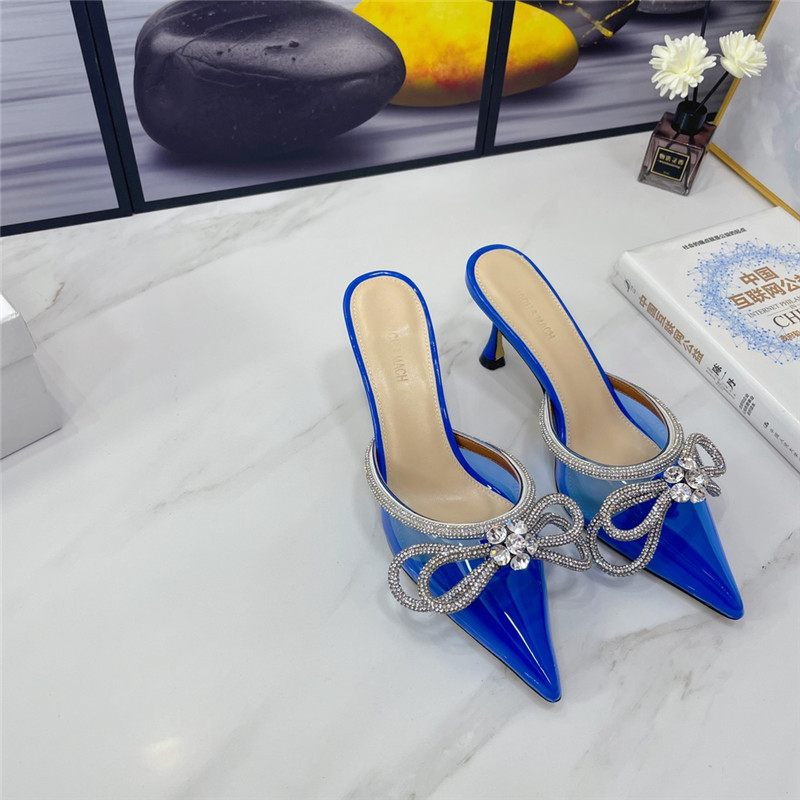 mach & mach double crystal heels