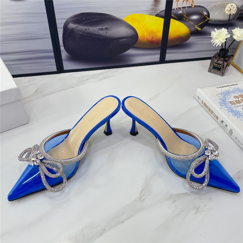 mach & mach double crystal heels