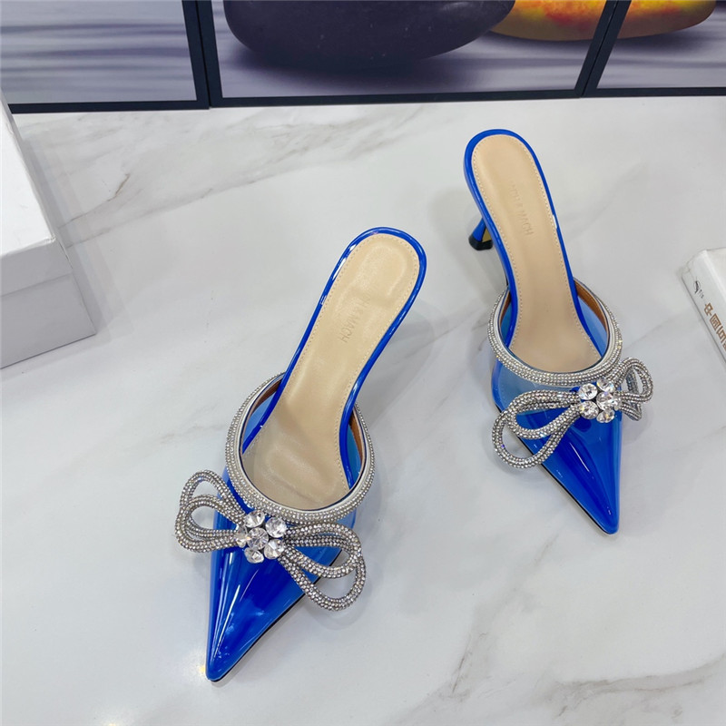 mach & mach double crystal heels