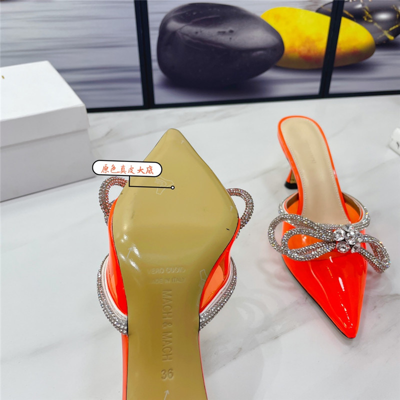 mach & mach double crystal heels