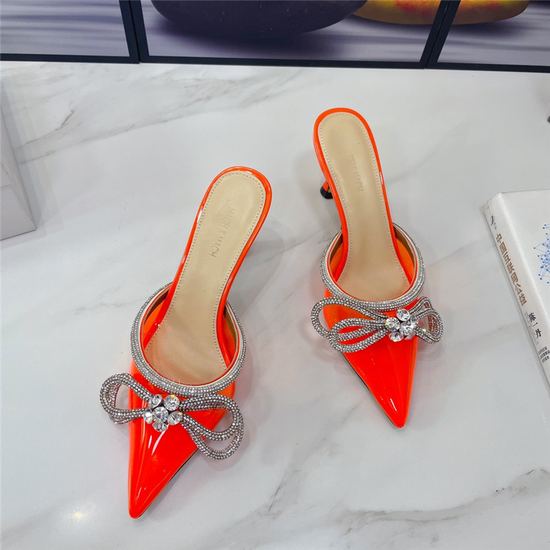 mach & mach double crystal heels