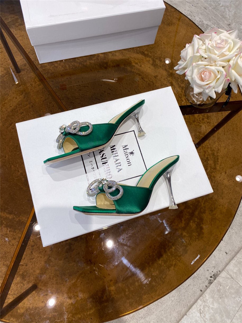 mach & mach rhinestone high heels