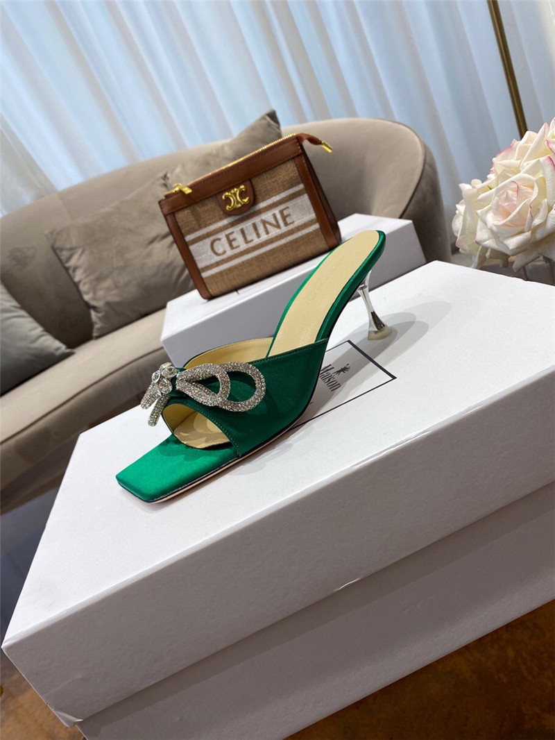 mach & mach rhinestone high heels