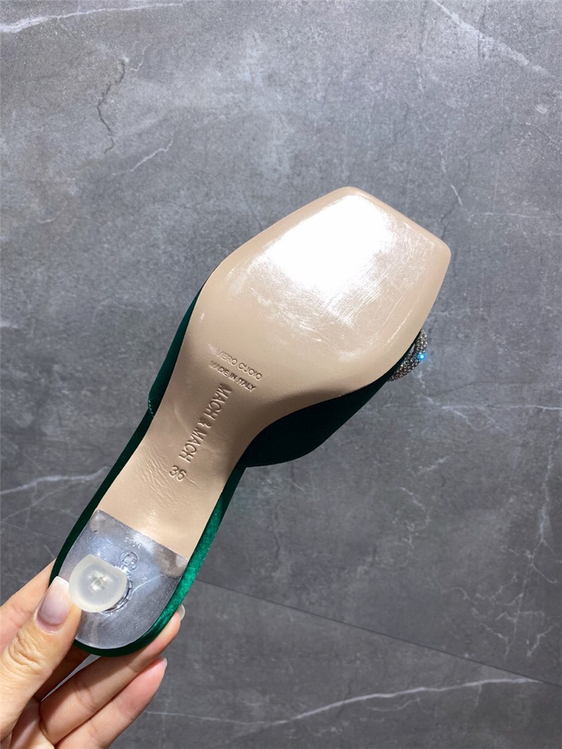 mach & mach rhinestone high heels