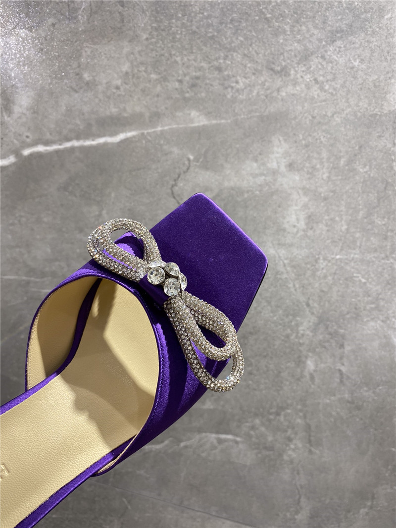 mach & mach rhinestone high heels