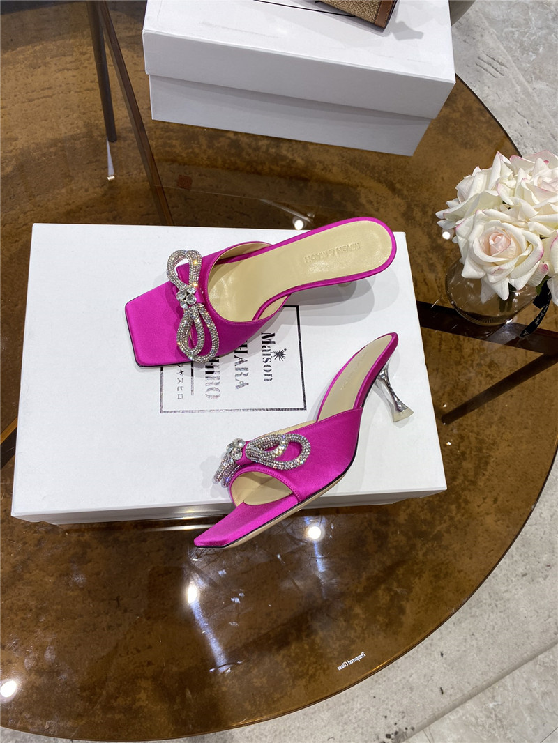 mach & mach rhinestone high heels