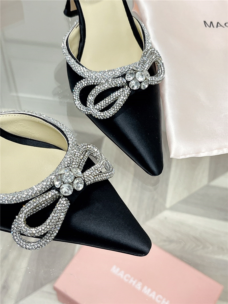 mach & mach crystal heels