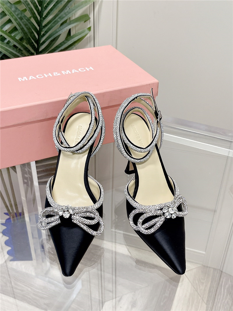 mach & mach crystal heels