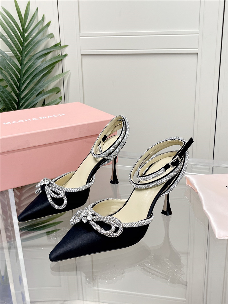 mach & mach crystal heels