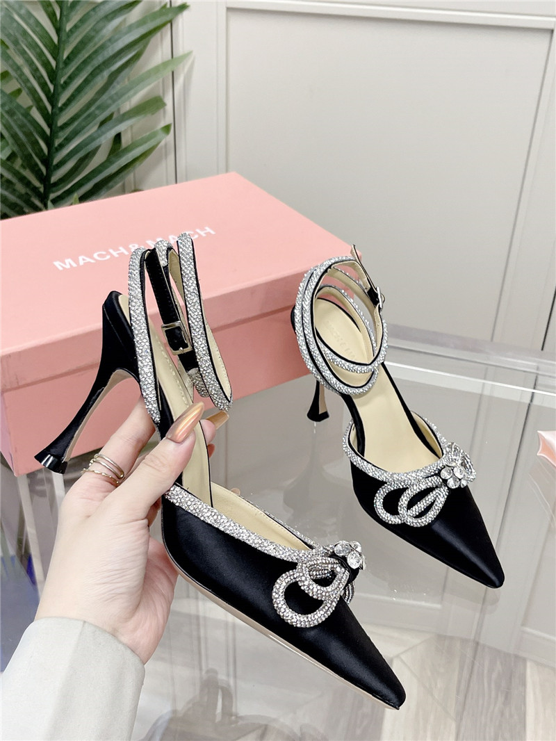mach & mach crystal heels
