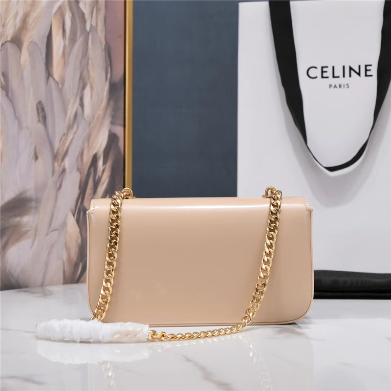 Ce1i*e triomphe chain shoulder bag in pink