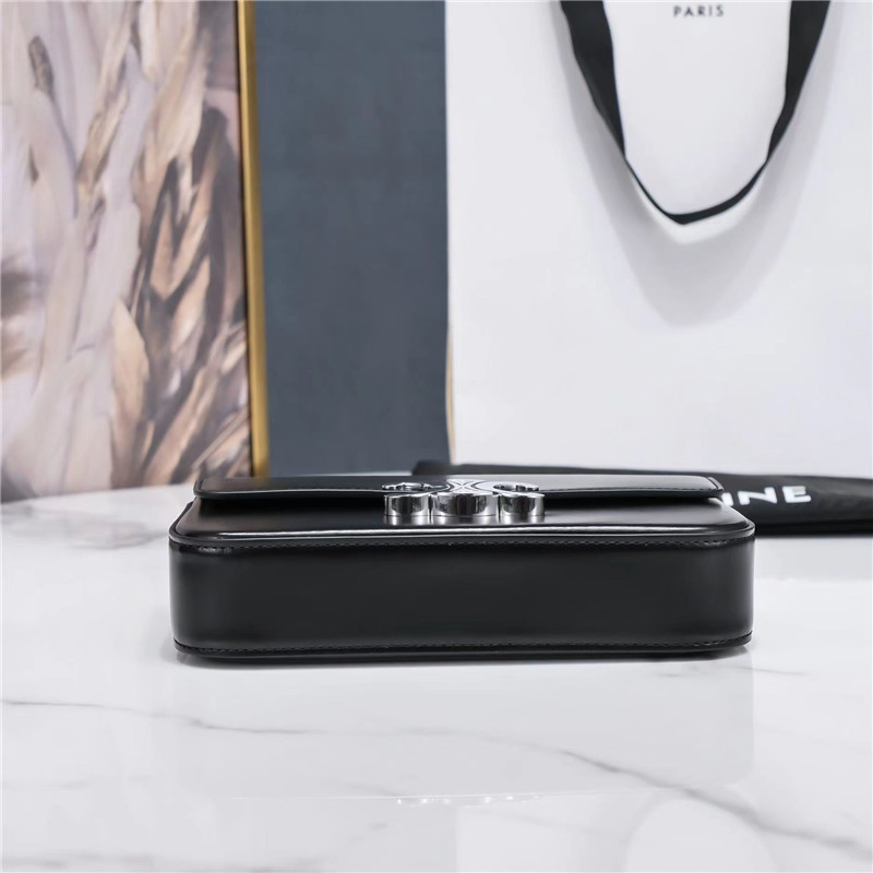 Ce1i*e triomphe chain shoulder bag in black