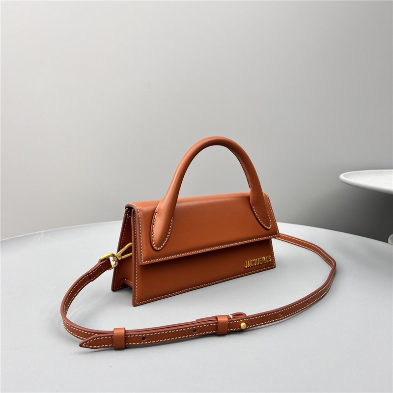Jacquemus Le Chiquito Long Brown Bag