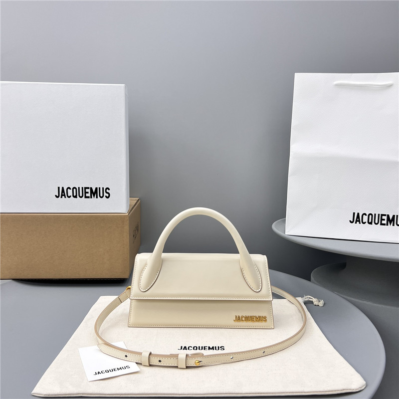 Jacquemus Le Chiquito Long Bag White