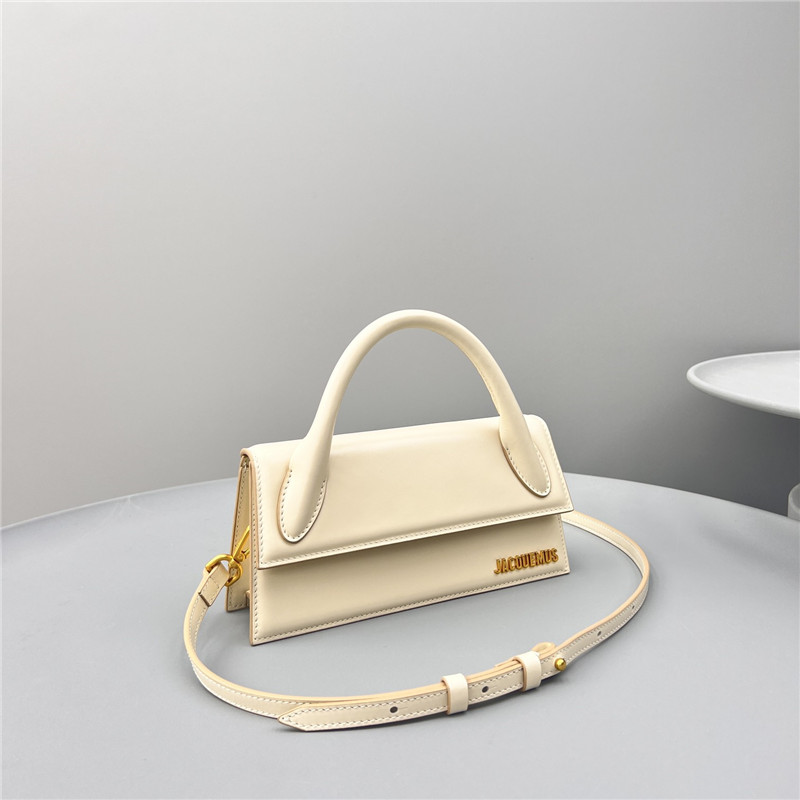 Jacquemus Le Chiquito Long Bag White