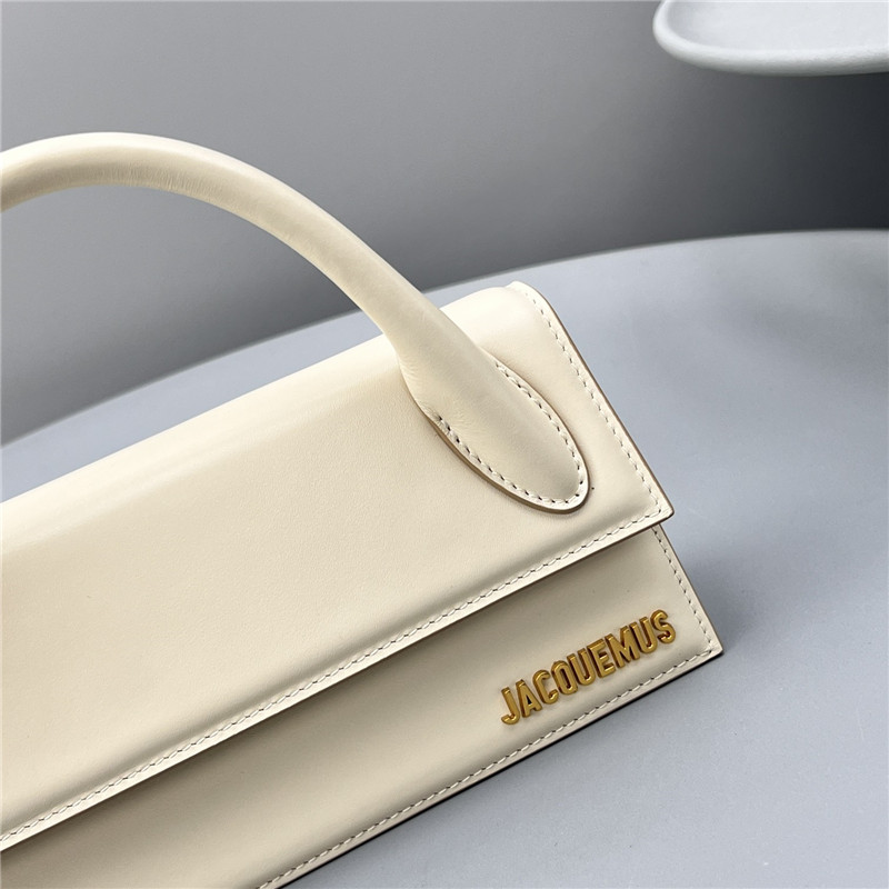 Jacquemus Le Chiquito Long Bag White