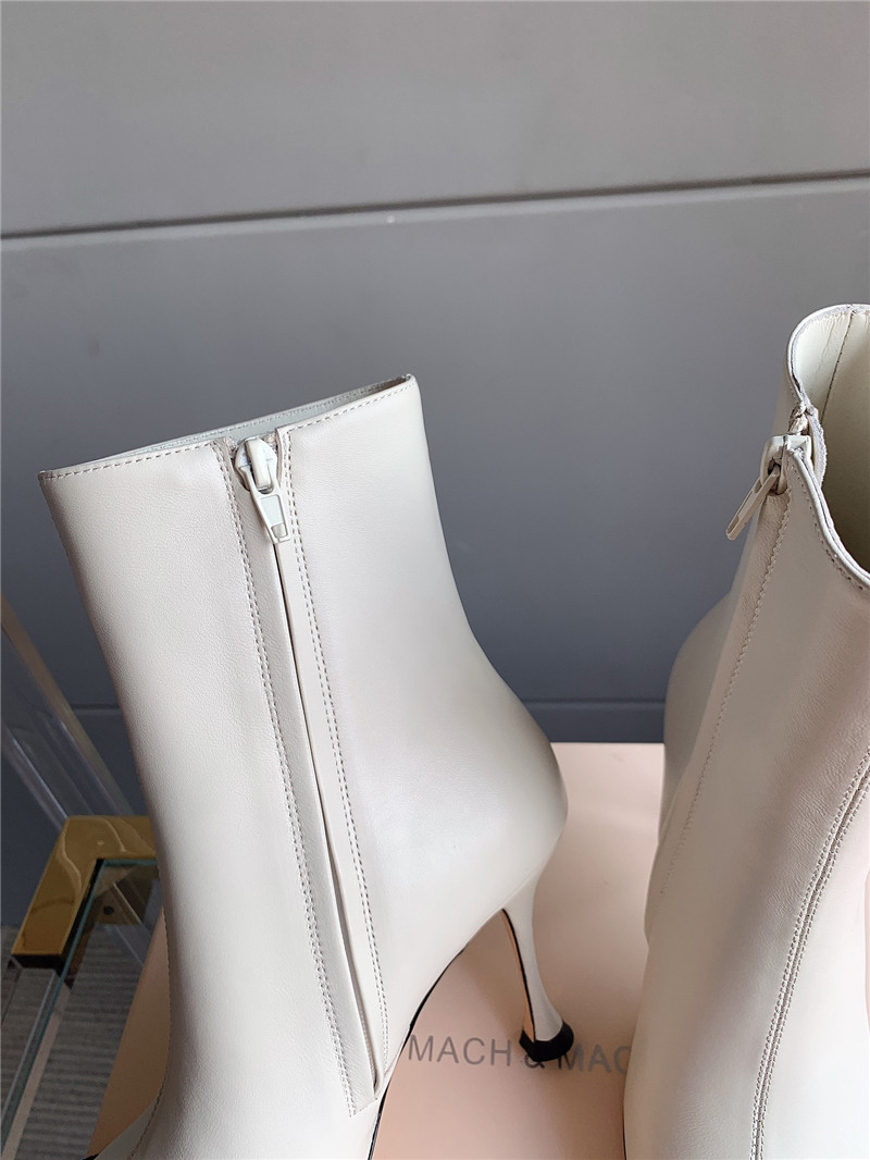 mach & mach heeled ankle boots