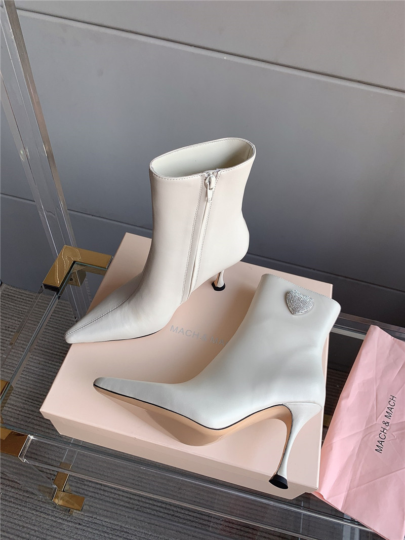 mach & mach heeled ankle boots