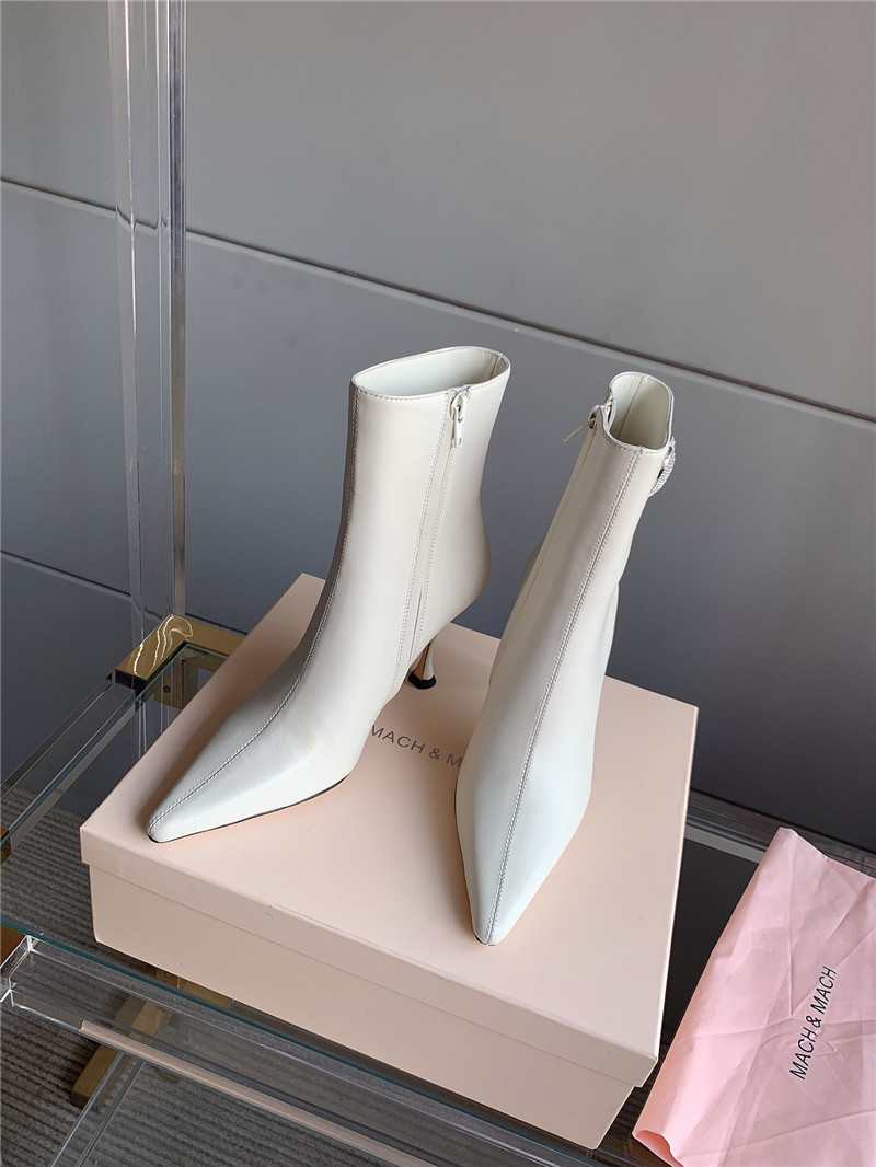 mach & mach heeled ankle boots