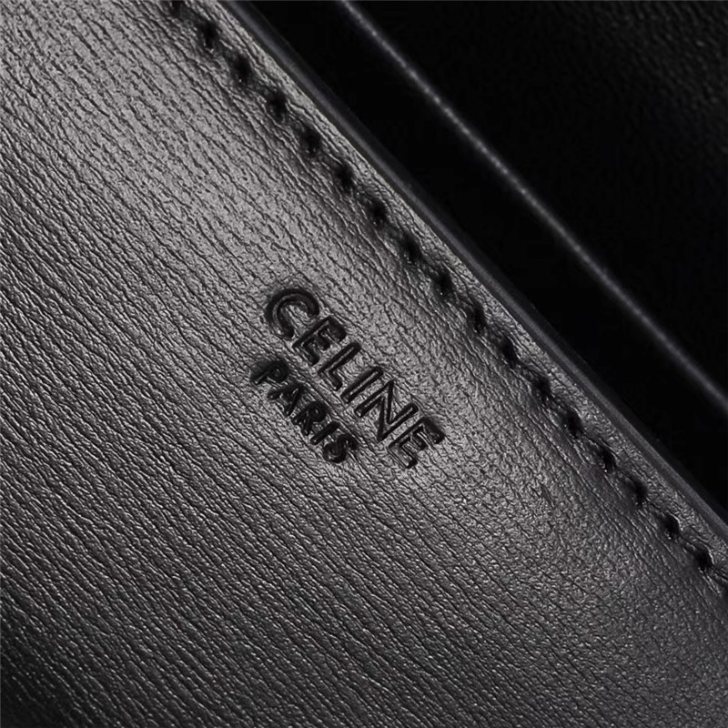 Ce1i*e triomphe shoulder bag in shiny calfskin