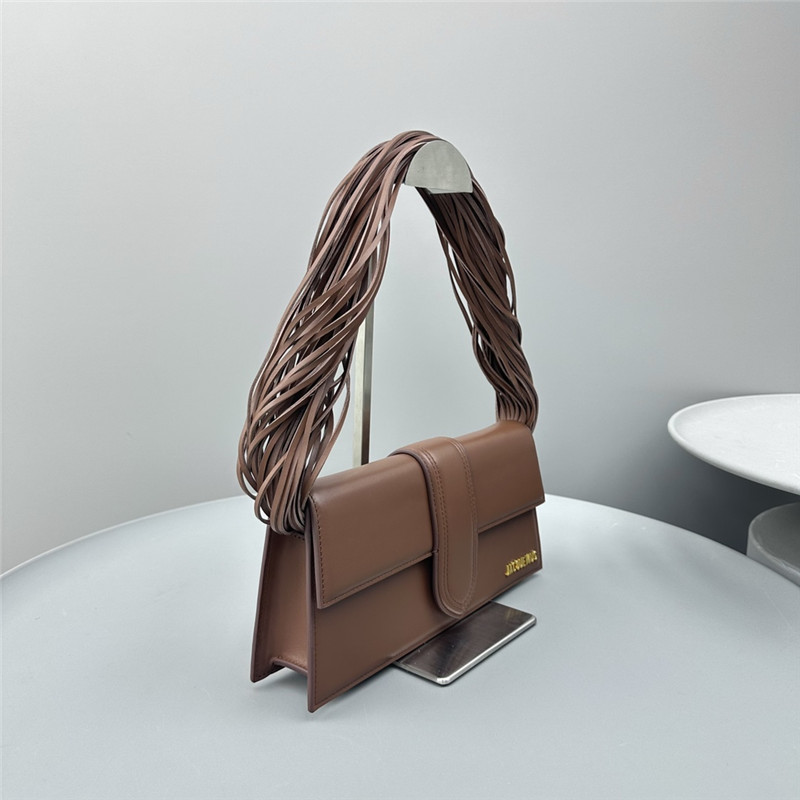 Jacquemus Tassel Shoulder Bag Brown
