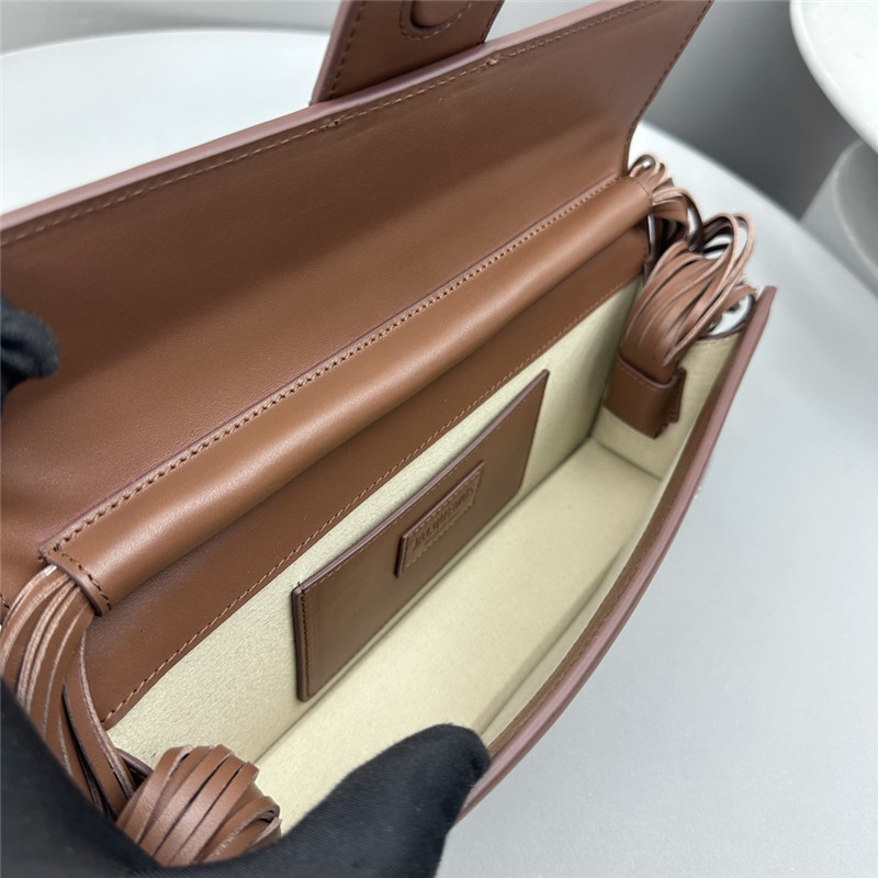 Jacquemus Tassel Shoulder Bag Brown