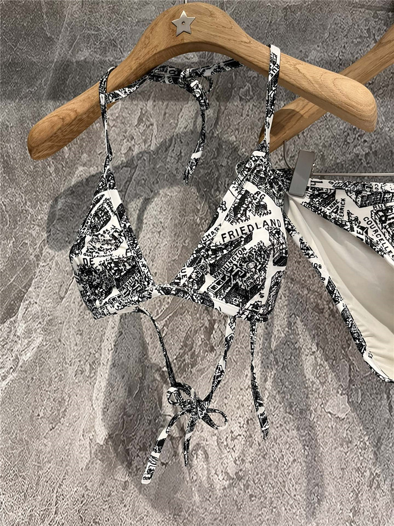D10r paris map bikini swimsuit