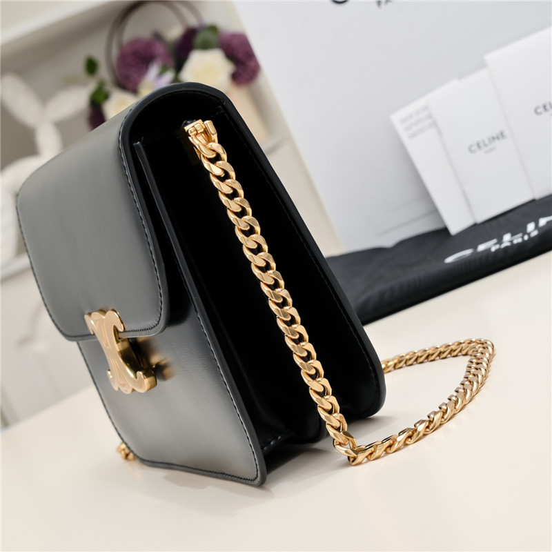 Ce1i*e college medium leather shoulder bag