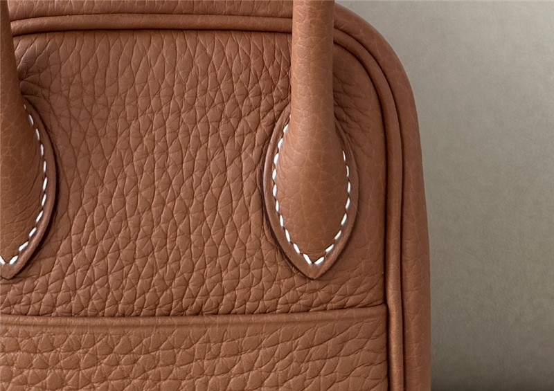 Hermes Mini Lindy Bag Brown